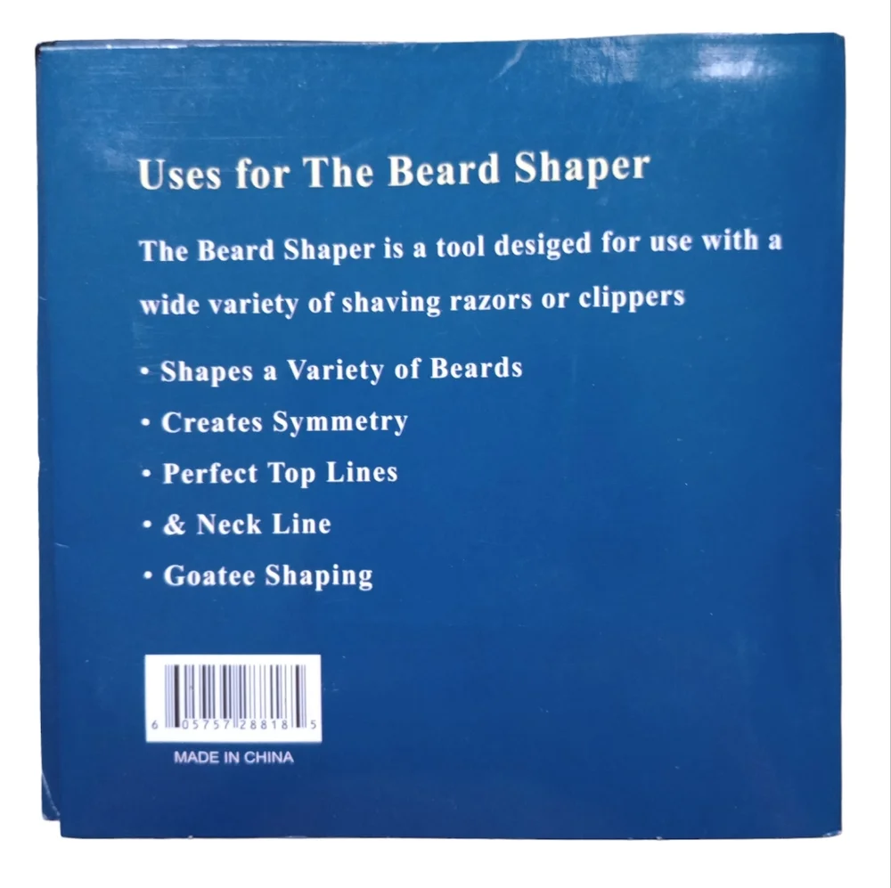 Men's Beard Shaper Tool and comb
